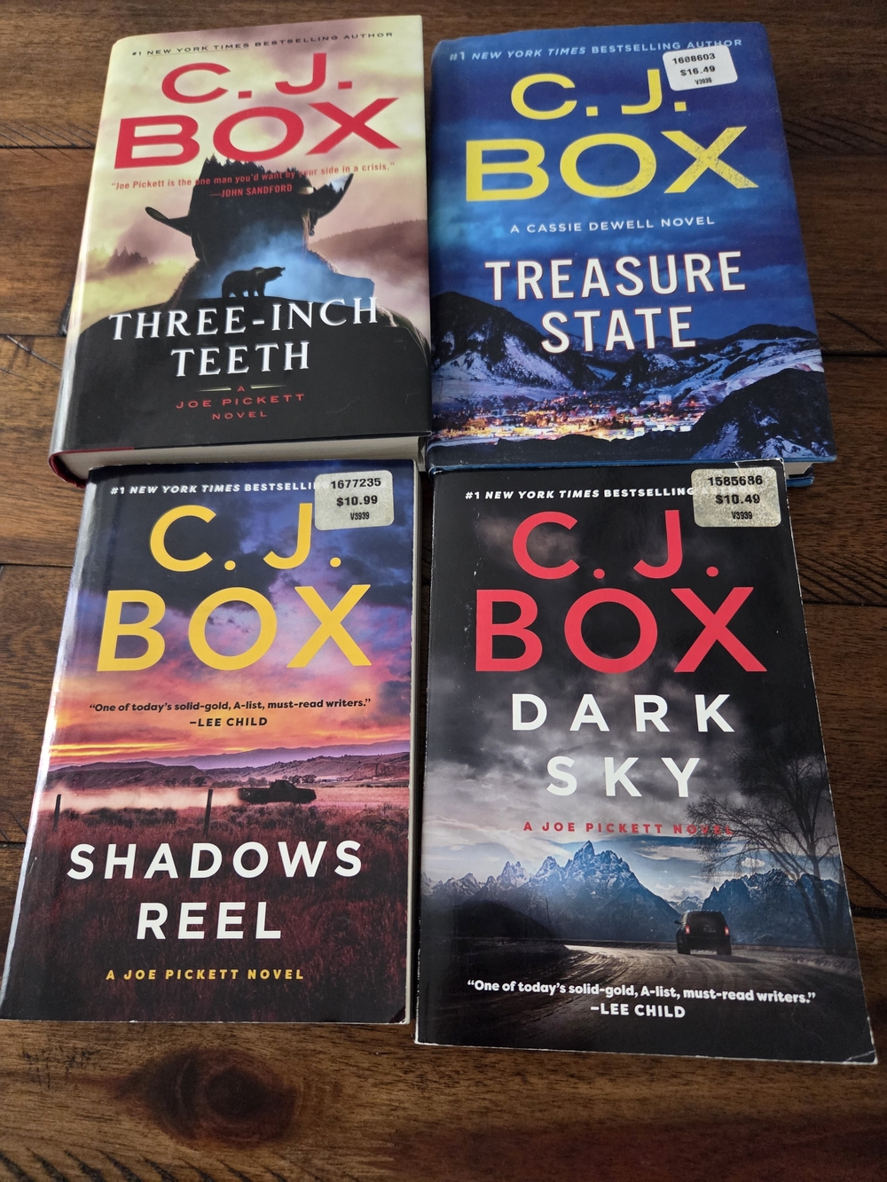 CJ Box Books - Lot of 4 Paperbacks/Hardcover Joe Pickett